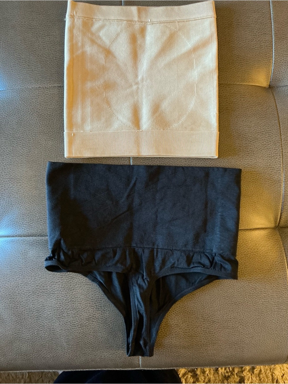 NEW Maidenform High Waist Thong + Nude Tummy Control Shapewear Band 2 Pc